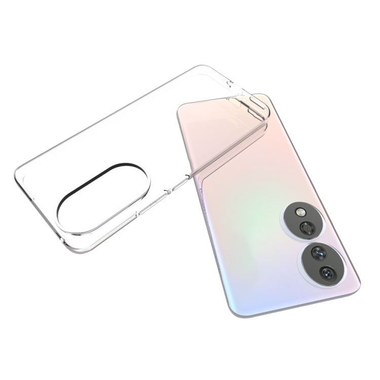 TRANSPARENTNÝ Silikónový obal pre Honor 90 5G - priesvitný