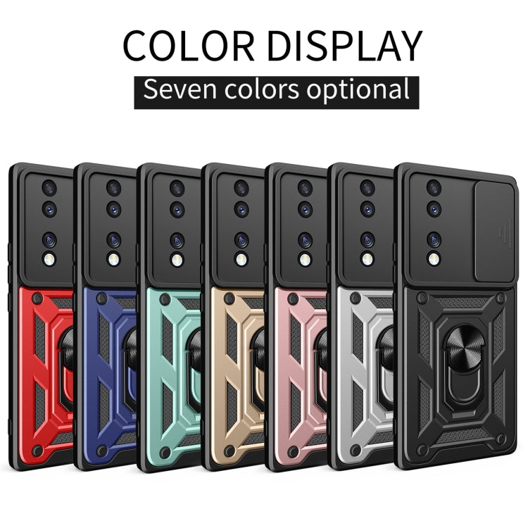 SLIDING ARMOR Tvrdený kryt pre Honor 70 - sivý