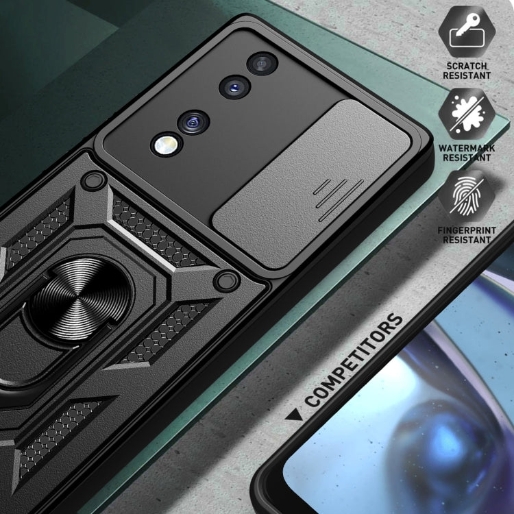 SLIDING ARMOR Tvrdený kryt pre Honor 70 - sivý