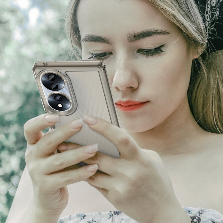 CANDY Zadný obal pre Honor 70 - sivý