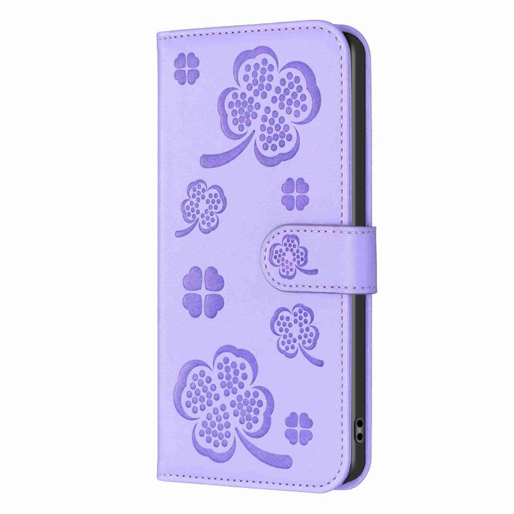 LEAF Knižkové puzdro pre Honor 90 Lite 5G - fialové