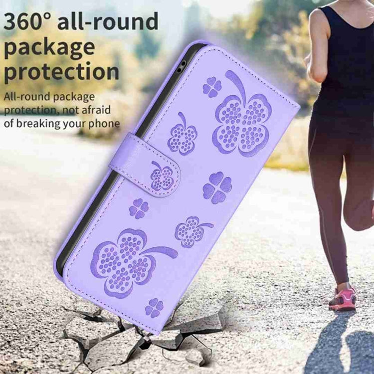 LEAF Knižkové puzdro pre Honor 90 Lite 5G - fialové