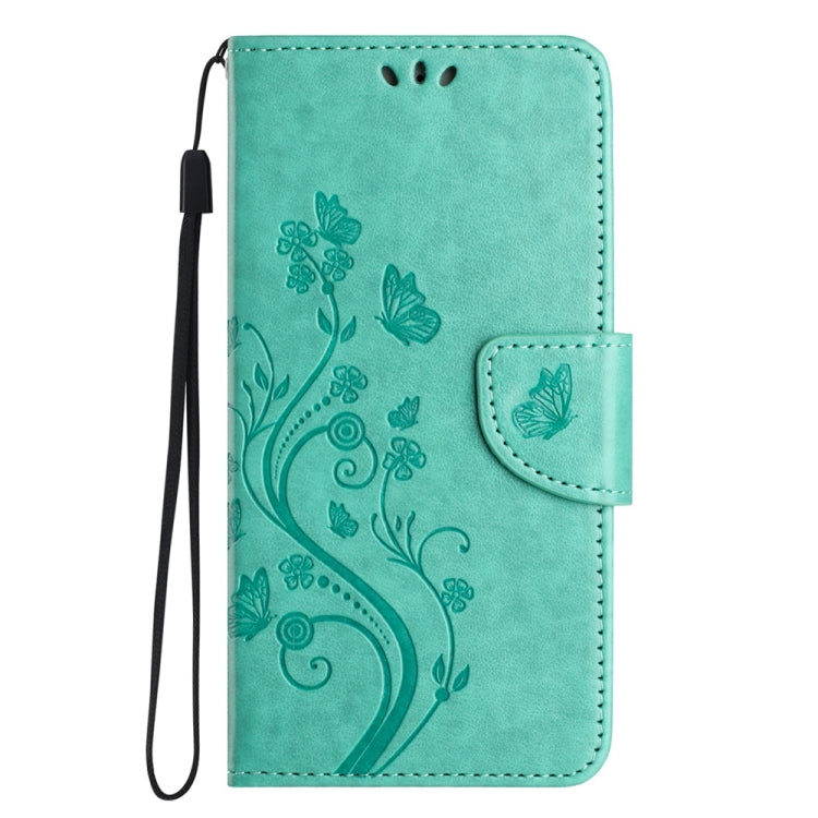 BUTTERFLY Knižkové puzdro pre Honor 90 Lite 5G - zelené