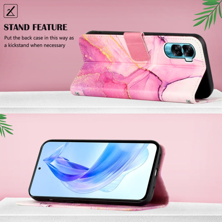 MARBLE Knižkové puzdro pre Honor 90 Lite 5G - ružové