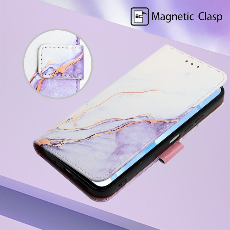 MARBLE Knižkové puzdro pre Honor 90 Lite 5G - fialové