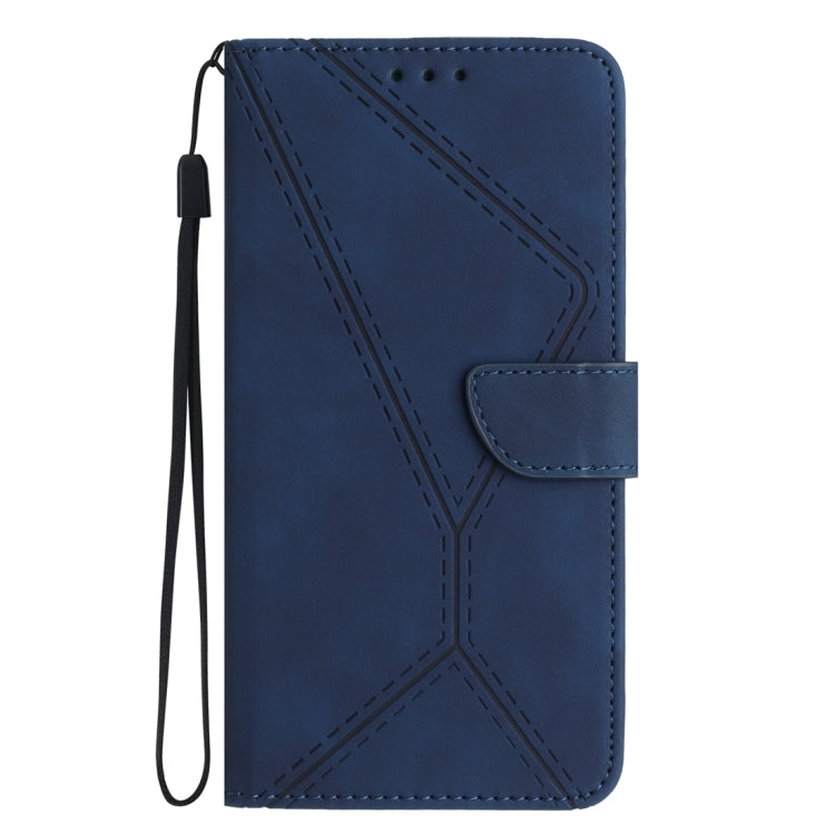 STITCHING Knižkové puzdro pre Honor 90 Lite 5G - modré