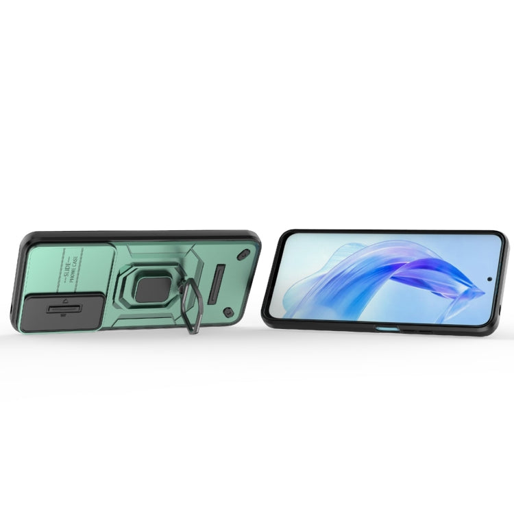 HOLDER ARMOR Tvrdený kryt pre Honor 90 Lite 5G - zelený