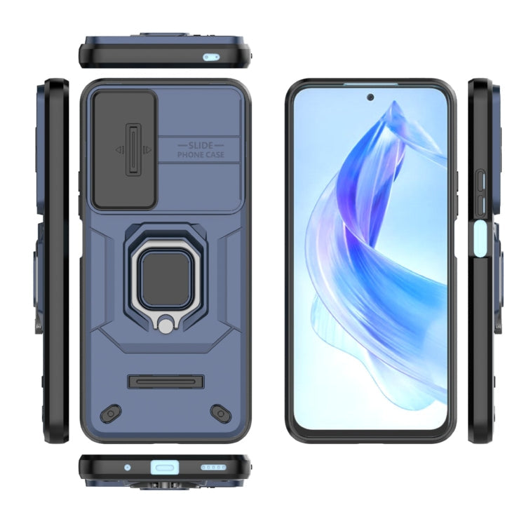 HOLDER ARMOR Tvrdený kryt pre Honor 90 Lite 5G - modrý