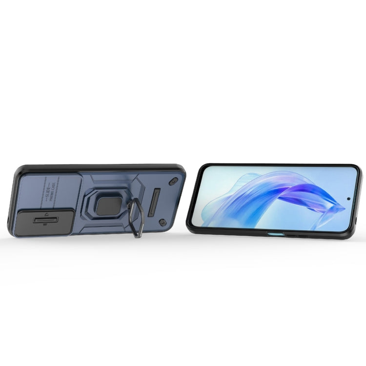 HOLDER ARMOR Tvrdený kryt pre Honor 90 Lite 5G - modrý