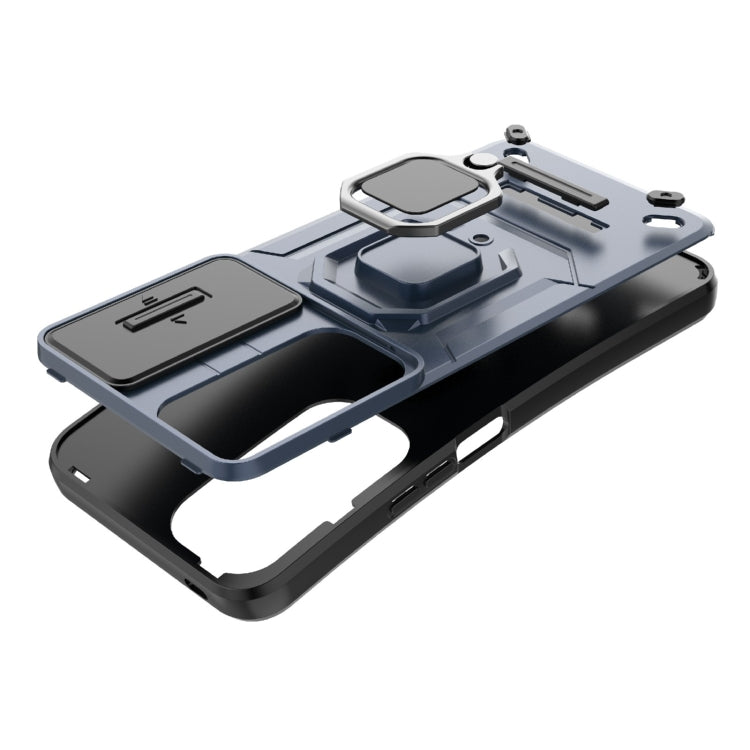 HOLDER ARMOR Tvrdený kryt pre Honor 90 Lite 5G - modrý