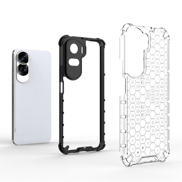 HONEYCOMB Tvrdený kryt pre Honor 90 Lite 5G - zelený