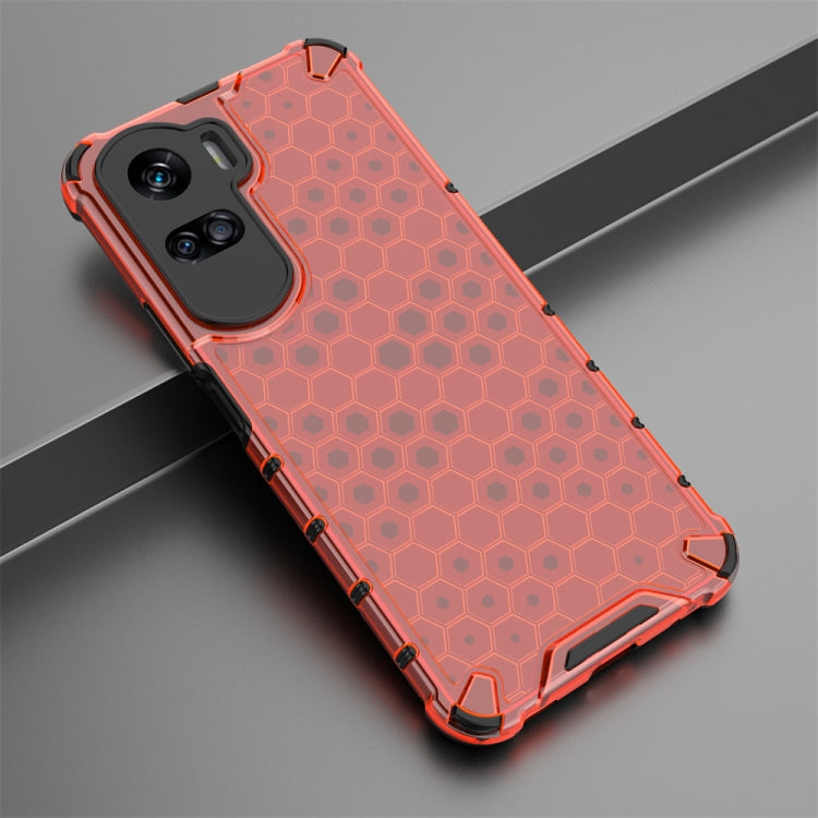 HONEYCOMB Tvrdený kryt pre Honor 90 Lite 5G - červený