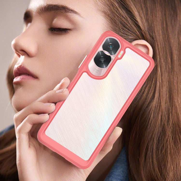 ACRYLIC Zadný kryt pre Honor 90 Lite 5G - červený