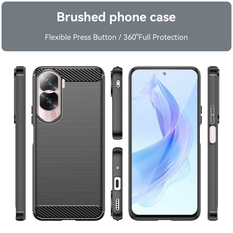 CARBON Zadný obal pre Honor 90 Lite 5G - čierny