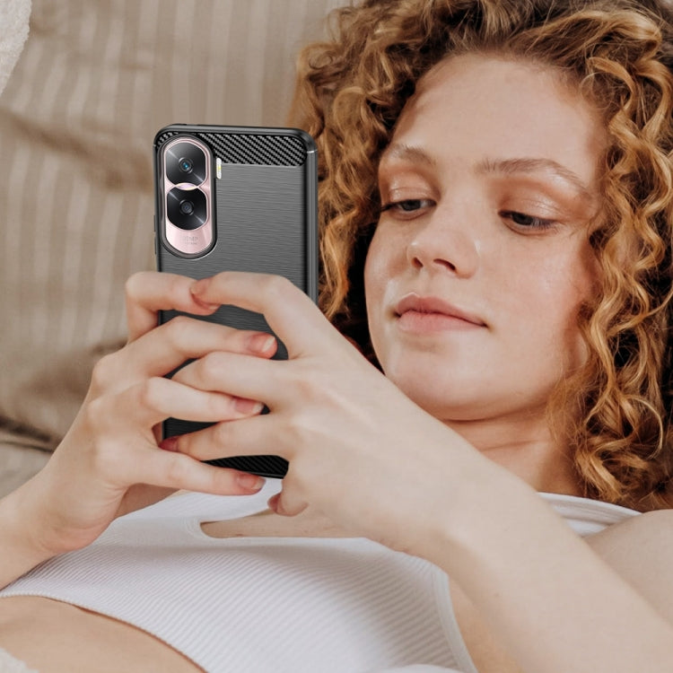 CARBON Zadný obal pre Honor 90 Lite 5G - čierny