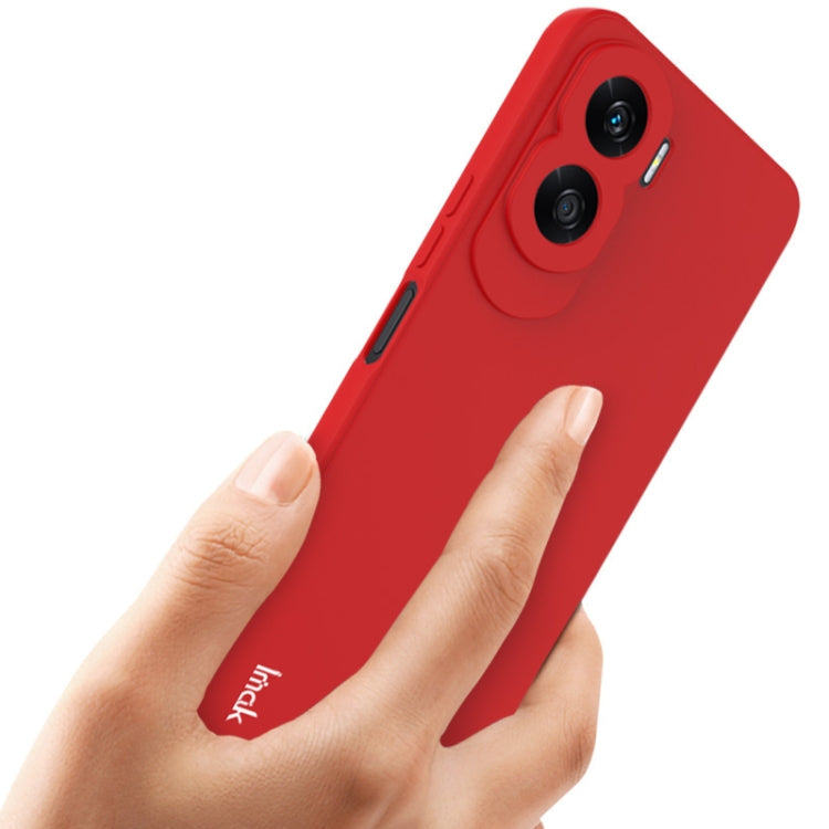 MATT Silikónový obal pre Honor 90 Lite 5G - červený