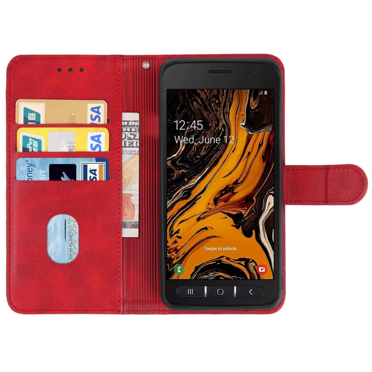SOLID Knižkové puzdro pre Samsung Galaxy Xcover 4 / 4s - červené