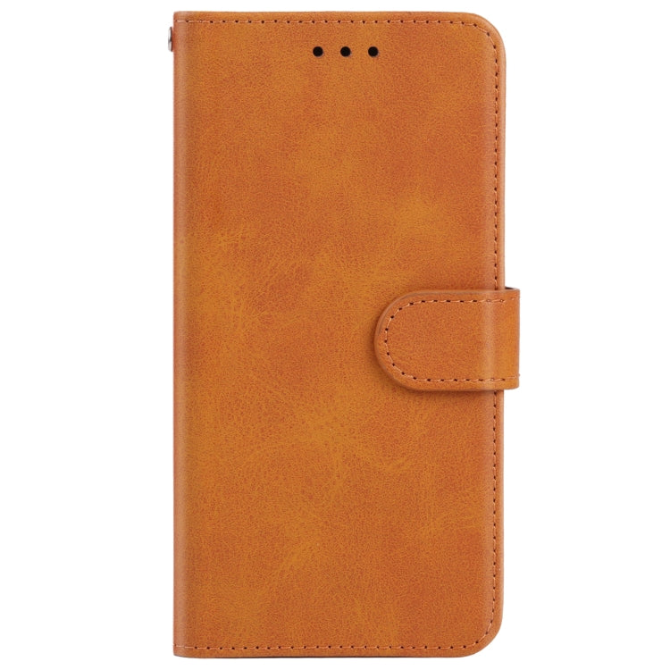 SOLID Knižkové puzdro pre Samsung Galaxy Xcover 5 - hnedé