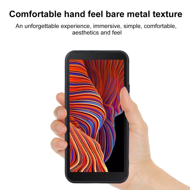 MATT Silikónový obal pre Samsung Galaxy Xcover 5 - čierny