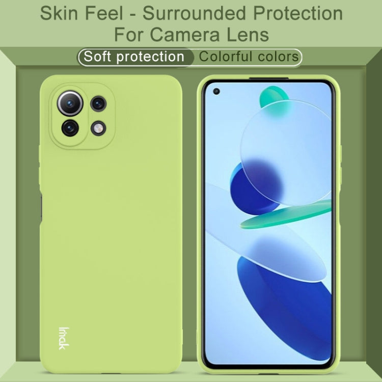 MATT Silikónový obal pre Xiaomi Mi 11 Lite / Mi 11 Lite 5G - červený