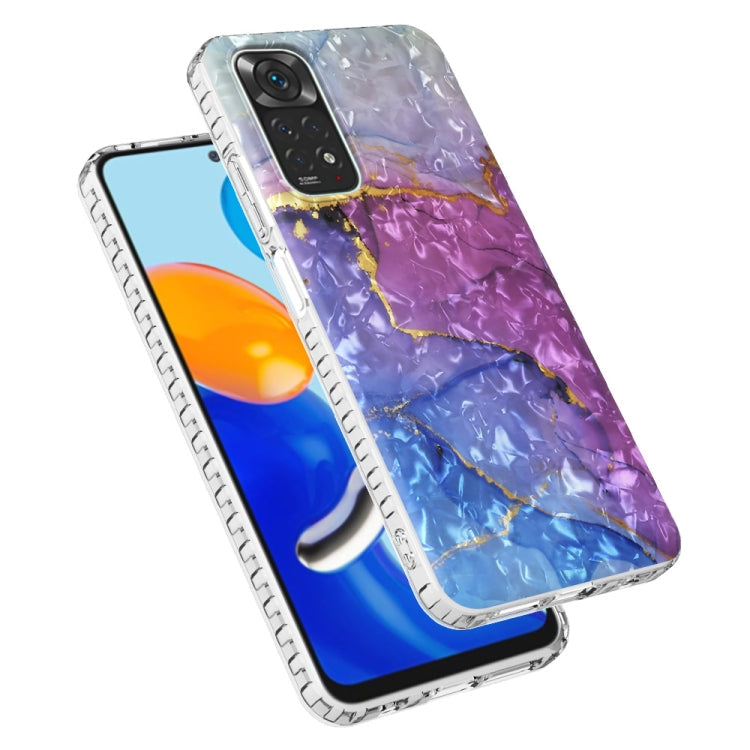 MARBLE Zadný kryt pre Xiaomi Redmi Note 11 / Note 11S - fialový