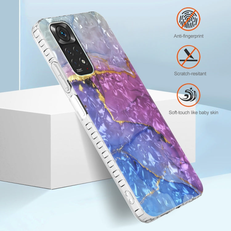 MARBLE Zadný kryt pre Xiaomi Redmi Note 11 / Note 11S - fialový
