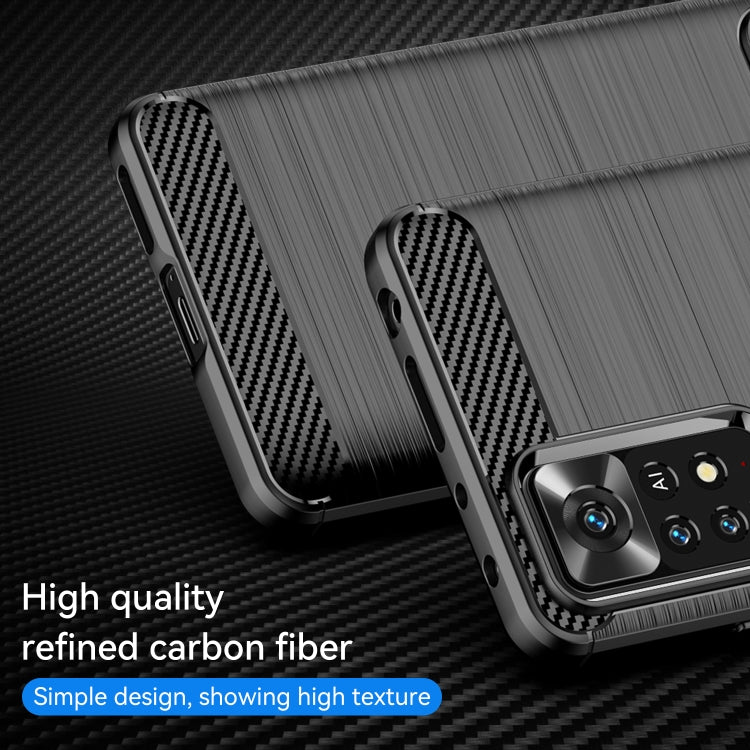 CARBON Zadný obal pre Xiaomi Redmi Note 11 Pro 5G / Note 11 Pro - čierny