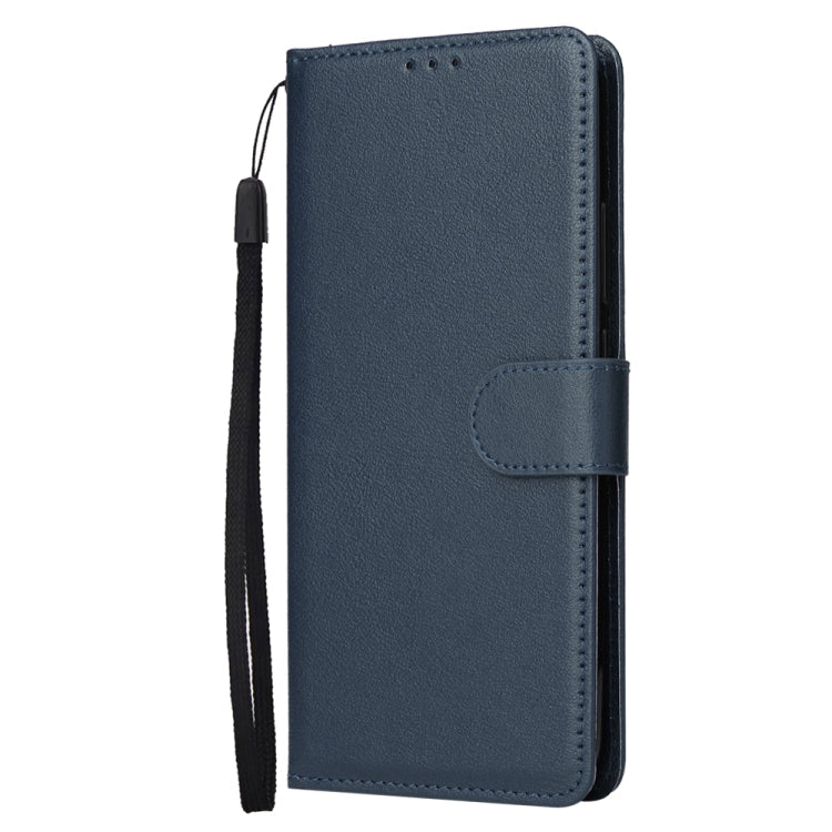 SOLID Knižkové puzdro pre Xiaomi Redmi 10C - modré