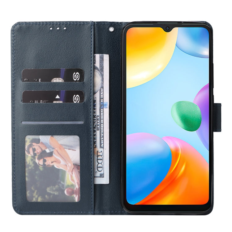SOLID Knižkové puzdro pre Xiaomi Redmi 10C - modré