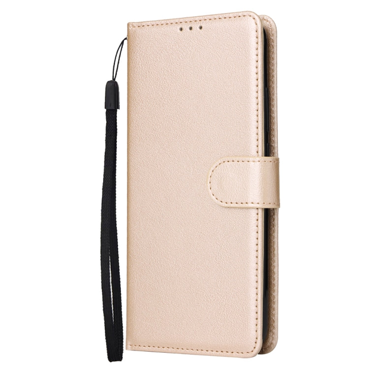 SOLID Knižkové puzdro pre Xiaomi Redmi 10C - zlaté