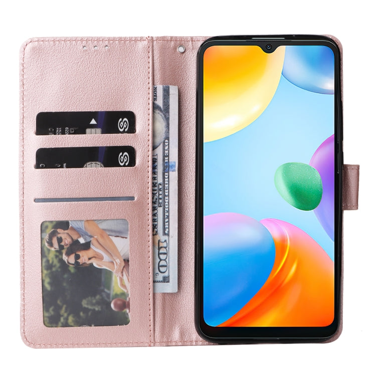 SOLID Knižkové puzdro pre Xiaomi Redmi 10C - ružové