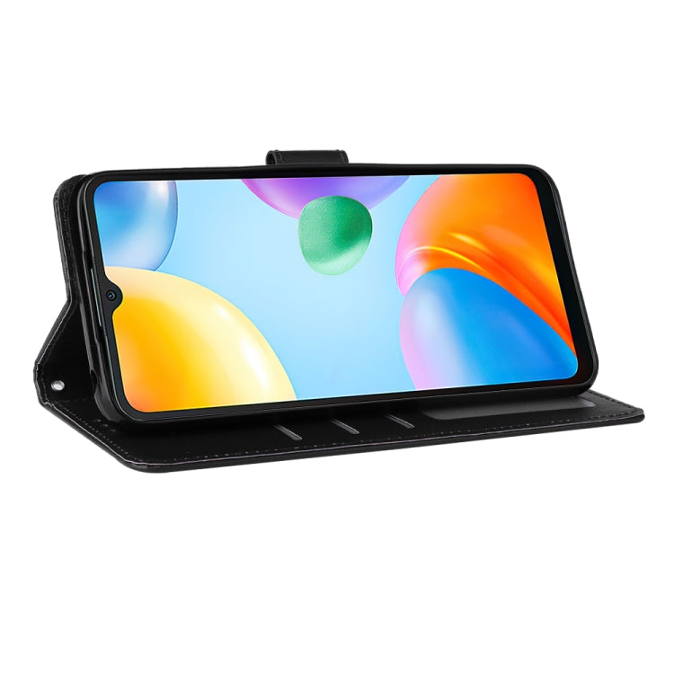 SOLID Knižkové puzdro pre Xiaomi Redmi 10C - čierne