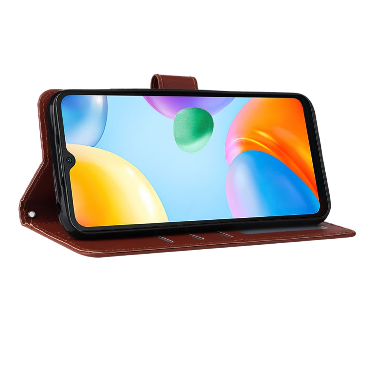 SOLID Knižkové puzdro pre Xiaomi Redmi 10C - bordové