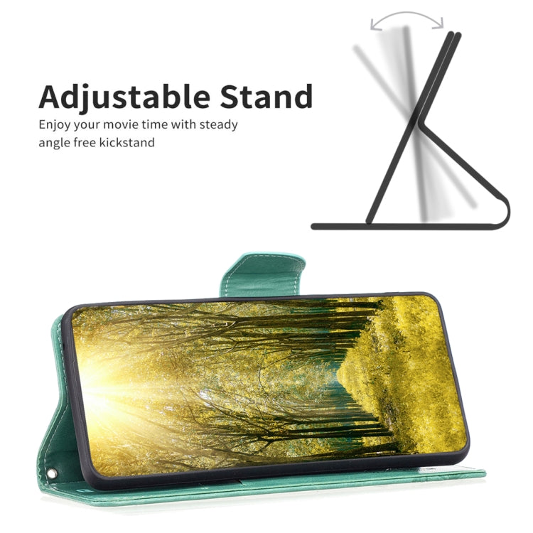 LEAF Knižkové puzdro pre Xiaomi Redmi 10C - zelené