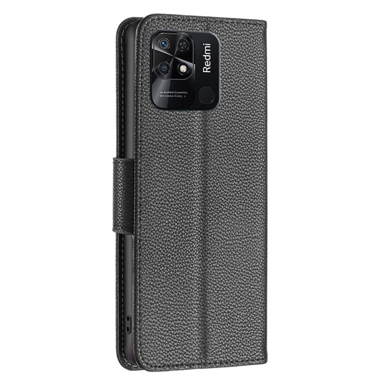 LAMBSKIN Knižkové puzdro pre Xiaomi Redmi 10C - čierne