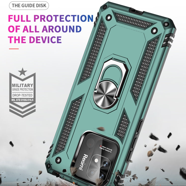 RING ARMOR Tvrdený kryt pre Xiaomi Redmi 10C - zelený