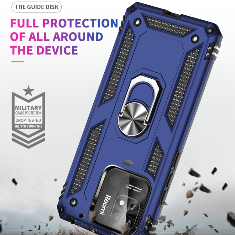 RING ARMOR Tvrdený kryt pre Xiaomi Redmi 10C - modrý
