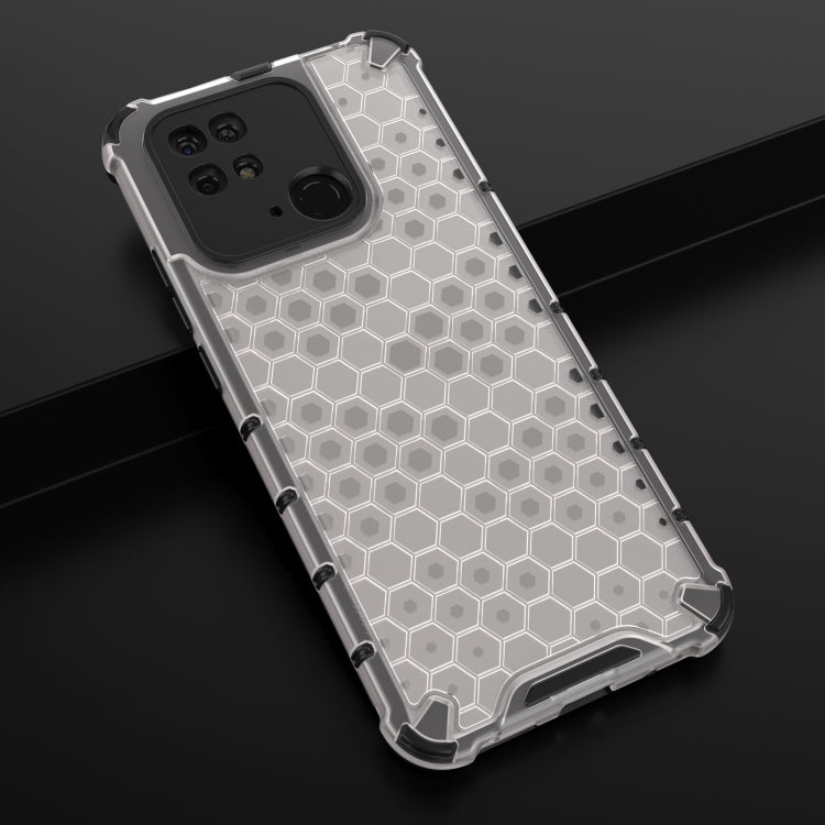 HONEYCOMB Tvrdený kryt pre Xiaomi Redmi 10C - biely