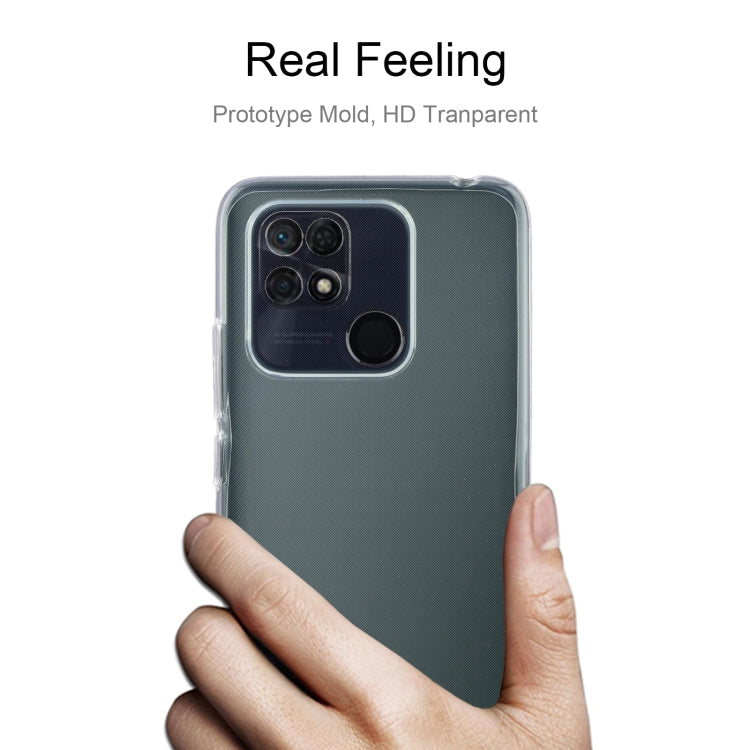 TRANSPARENTNÝ Silikónový obal pre Xiaomi Redmi 10C - priesvitný