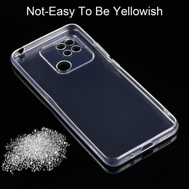 TRANSPARENTNÝ Silikónový obal pre Xiaomi Redmi 10C - priesvitný