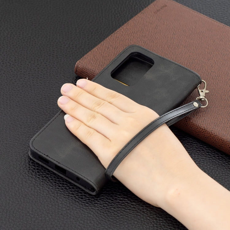 LAMBSKIN Knižkové puzdro pre Xiaomi Redmi Note 10 Pro - čierne