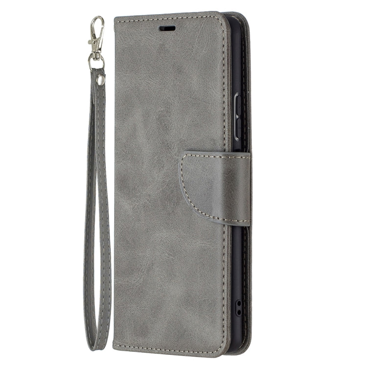 LAMBSKIN Knižkové puzdro pre Xiaomi Redmi Note 10 Pro - sivé