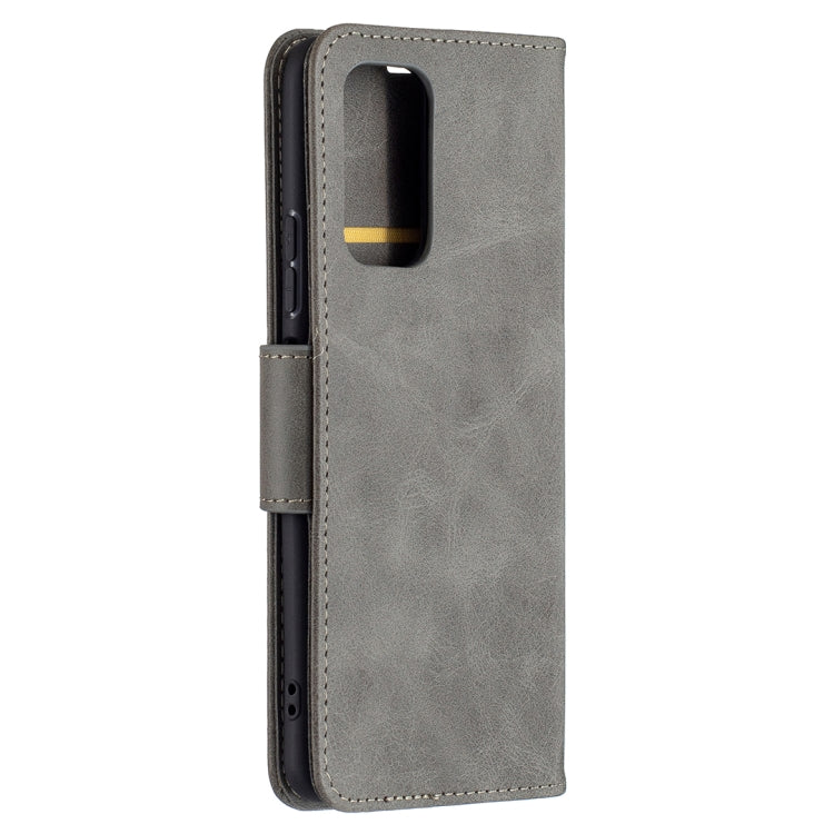LAMBSKIN Knižkové puzdro pre Xiaomi Redmi Note 10 Pro - sivé