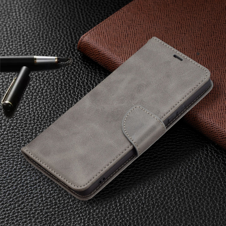 LAMBSKIN Knižkové puzdro pre Xiaomi Redmi Note 10 Pro - sivé