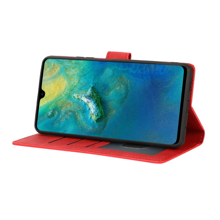 CALF Knižkové puzdro pre Xiaomi Redmi Note 10 Pro - červené