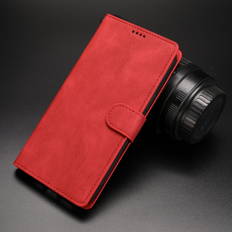 CALF Knižkové puzdro pre Xiaomi Redmi Note 10 Pro - červené