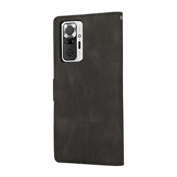 CALF Knižkové puzdro pre Xiaomi Redmi Note 10 Pro - čierne