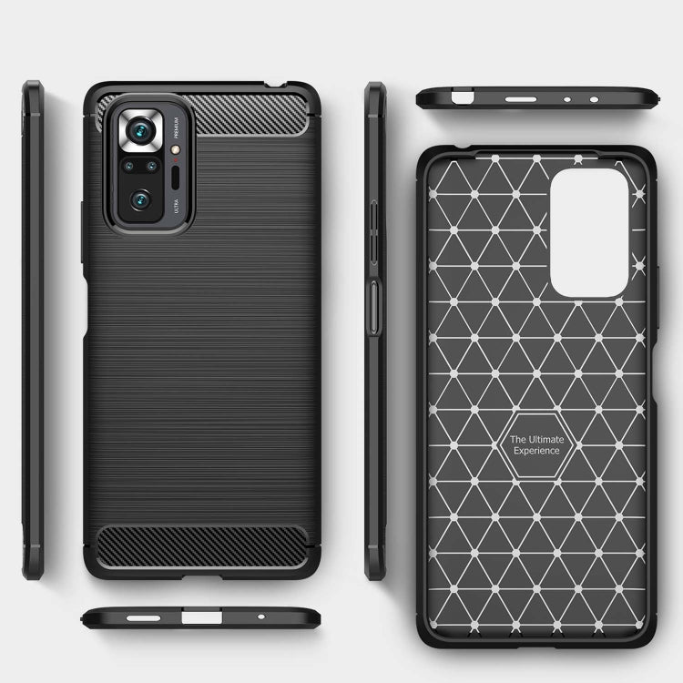 CARBON Zadný obal pre Xiaomi Redmi Note 10 Pro - čierny