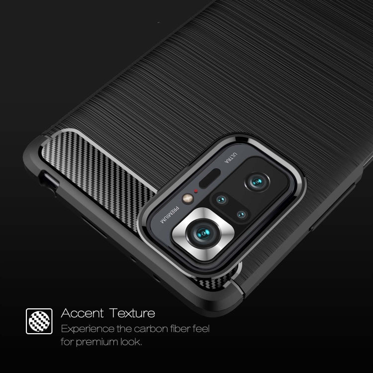 CARBON Zadný obal pre Xiaomi Redmi Note 10 Pro - čierny