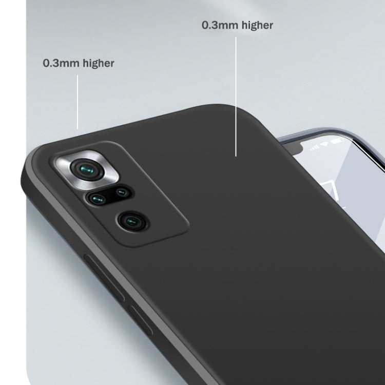 MATT Silikónový obal pre Xiaomi Redmi Note 10 Pro - modrý